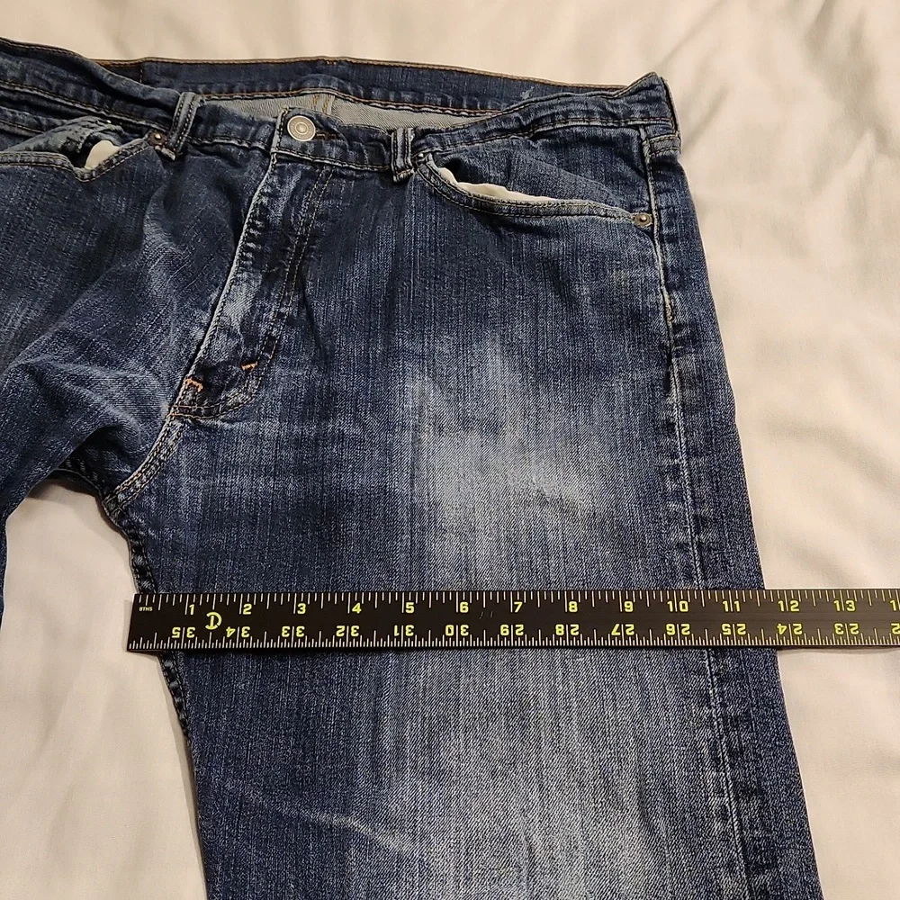 Levi's‎ jeans 505 regular fit straight men's 36x32 blue denim red tab